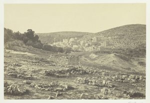View at Hebron, 1857