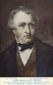 Thomas Babington Macaulay, English politician and historian by Francis Grant