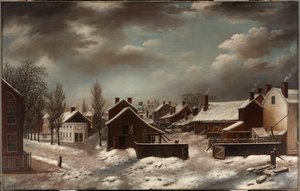 Winter Scene in Brooklyn