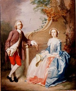 A Lady and Gentleman: Conversation Piece