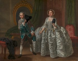 David Garrick and Mrs. Pritchard in Benjamin Hoadley