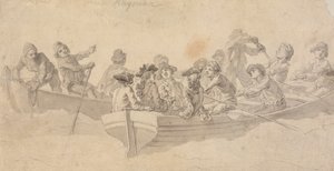 Figures in Boats by Francis Hayman