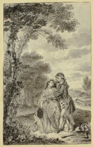 Illustration to Roderick Random, by Tobias Smollett by Francis Hayman
