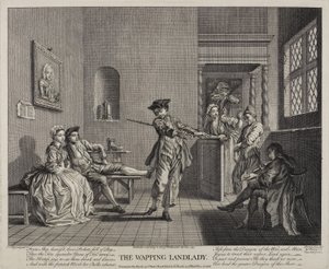 The Wapping Landlady, 1743 by Francis Hayman