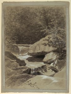 A Mountain Stream by Francis Hopkinson Smith
