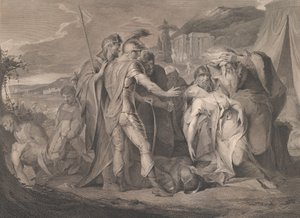 King Lear Weeping Over the Body of Cordelia by Francis Legat