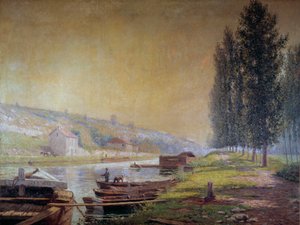 The Canal of Loing at Moret