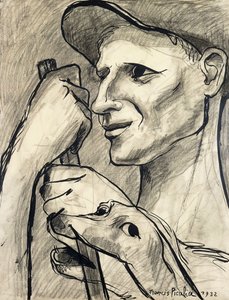 Man and His Dog by Francis Picabia