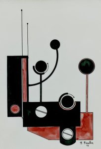 Mechanical Composition II by Francis Picabia
