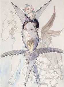Transparency - Head and Winged Horse by Francis Picabia