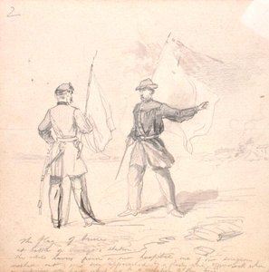 Flag of Truce, c.1860 by Francis Schell