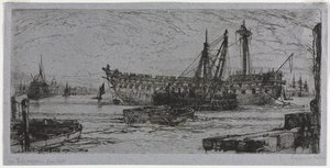 Breaking Up of the Agamemnon by Francis Seymour Haden