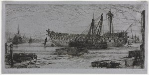 Breaking Up of the Agamemnon by Francis Seymour Haden