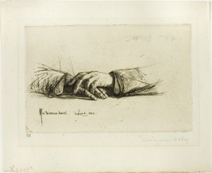 Hands Folded by Francis Seymour Haden