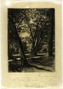 Kensington Gardens, No. I (small plate)