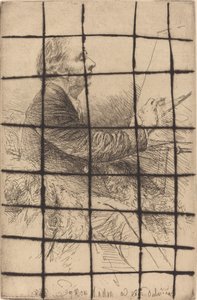 Self-Portrait at the Easel by Francis Seymour Haden