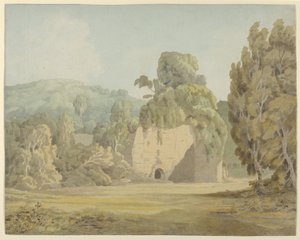 An Ivy Covered Ruin by Francis Towne