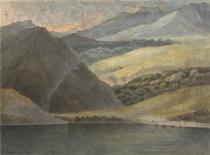 View on Lake Maggiore at Evening, 1781