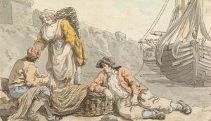 Fisherfolk with Baskets and Nets by Francis Wheatley