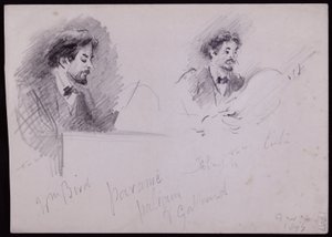 Portrait of Arnold Dolmetsch by Francis Wilfred Lawson