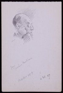 Portrait of Arthur Rackham by Francis Wilfred Lawson