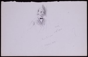 Portrait of Arthur Rackham by Francis Wilfred Lawson