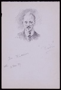 Portrait of Frederick Lessore by Francis Wilfred Lawson