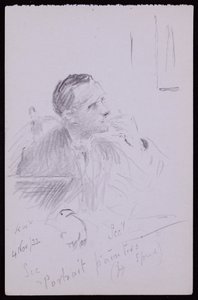 Portrait of Harold Speed by Francis Wilfred Lawson