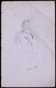 Portrait of John Brett by Francis Wilfred Lawson