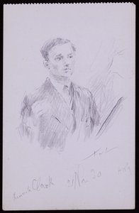 Portrait of Kenneth Clarke by Francis Wilfred Lawson