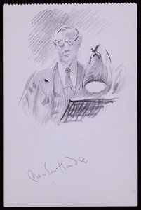 Portrait of Martin Hardie by Francis Wilfred Lawson
