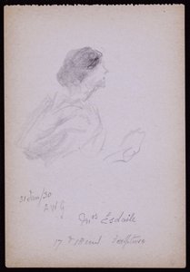 Portrait of Mrs Arundel Esdaile by Francis Wilfred Lawson