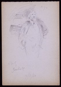 Portrait of Percival Gaskell by Francis Wilfred Lawson