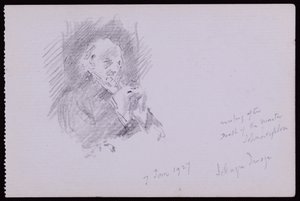 Portrait of Selwyn Image by Francis Wilfred Lawson