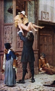 Saved from the Plague by Francis William (after) Topham