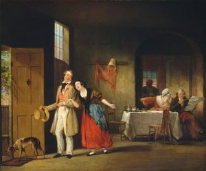 The Bashful Cousin, c. 1841-1842 by Francis William Edmonds