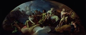Old Testament Figures in Paradise by Francisco Bayeu y Subias