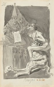 Witches Preparing to Fly by Francisco de Goya