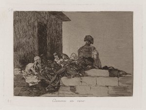 Appeals Are in Vain, Plate 54 from The Disasters of War