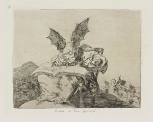 Against the Common Good, plate 71 from the series The Disasters of War by Francisco de Goya