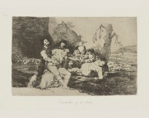 Get Them Well, and on to the Next, pl. 20 from the series The Disasters of War by Francisco de Goya