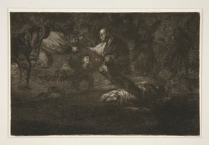 God Creates Them and They Join Up Together, pl. 18 from the series Los proverbios by Francisco de Goya