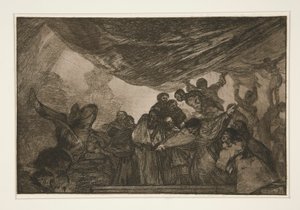 Clear Folly, plate 15 from the series Los proverbios by Francisco de Goya