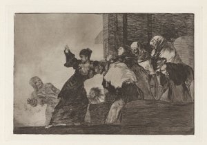 Poor Folly, also known as Two Heads Are Better Than One, from the series Los disparates (Los proverbios) by Francisco de Goya