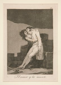 Love and Death, pl. 10 from the series Los caprichos