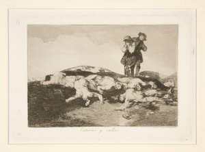 Bury Them and Keep Quiet, Plate 18 from The Disasters of War