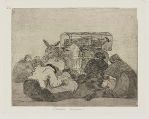 Strange Devotion!, pl. 66 from the series The Disasters of War by Francisco de Goya