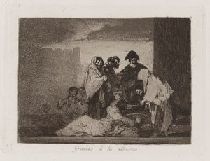 Thanks to the Millet, Plate 51 from The Disasters of War