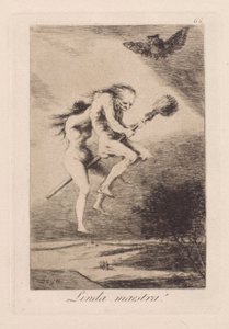 Pretty teacher!, pl. 68 from the series Los caprichos