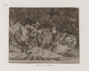 Truth Has Died, Plate 79 from Los Desastres de la Guerra (The Disasters of War)
